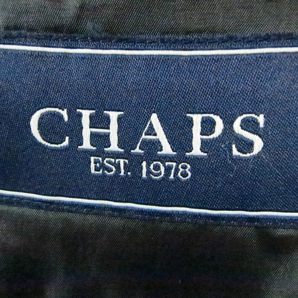 Chaps Blazer 48R Wool 2 Button Stripes - Picture 7 of 7